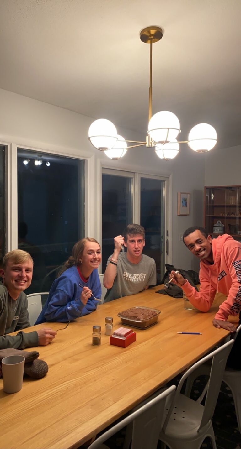 Our relationship began single-sided. At the beginning of February I (Raegan) began having feelings for Steve and made sure to spend extra time with him in groups, just hoping one day he would like me back. 