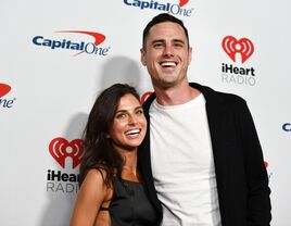  Jessica Clarke and Ben Higgins attend the 2019 iHeartRadio Music Festival at T-Mobile Arena on September 20, 2019 in Las Vegas, Nevada. 