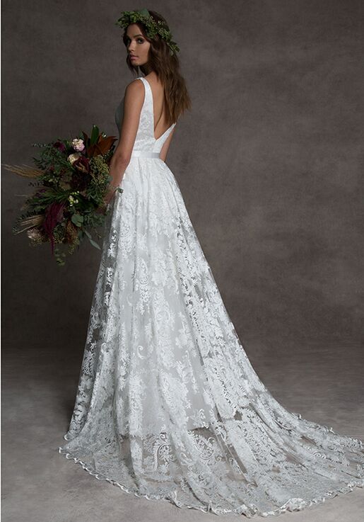 venetian lace wedding dress