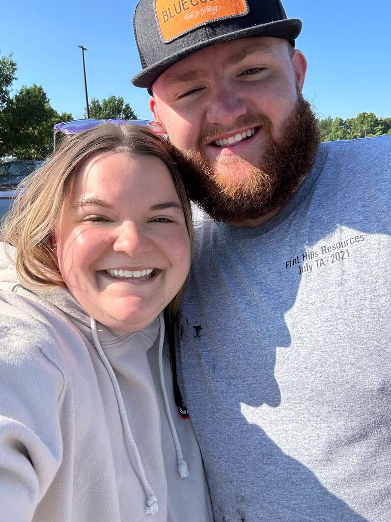 Our first "see you later" as we started our long-distance relationship. Zach was headed to North Dakota while Maddie stayed in Springfield to finish up her last semester of didactic work. 