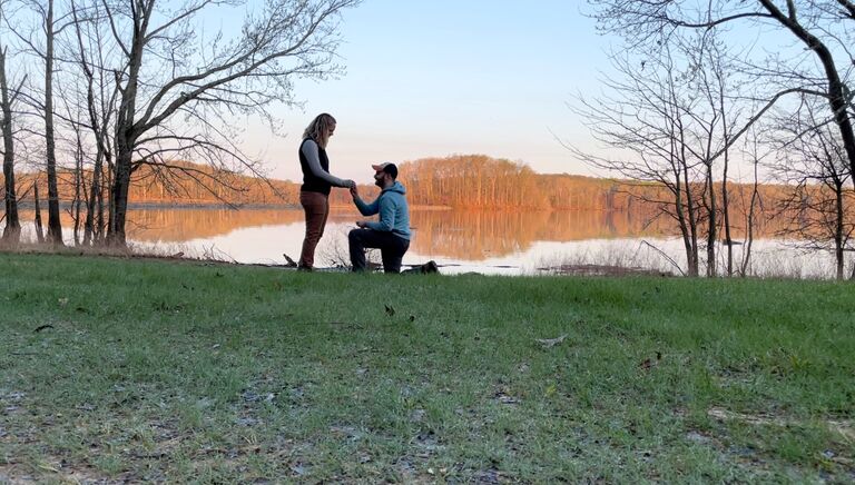 We're Engaged! Honker Lake, Land Between the Lakes KY