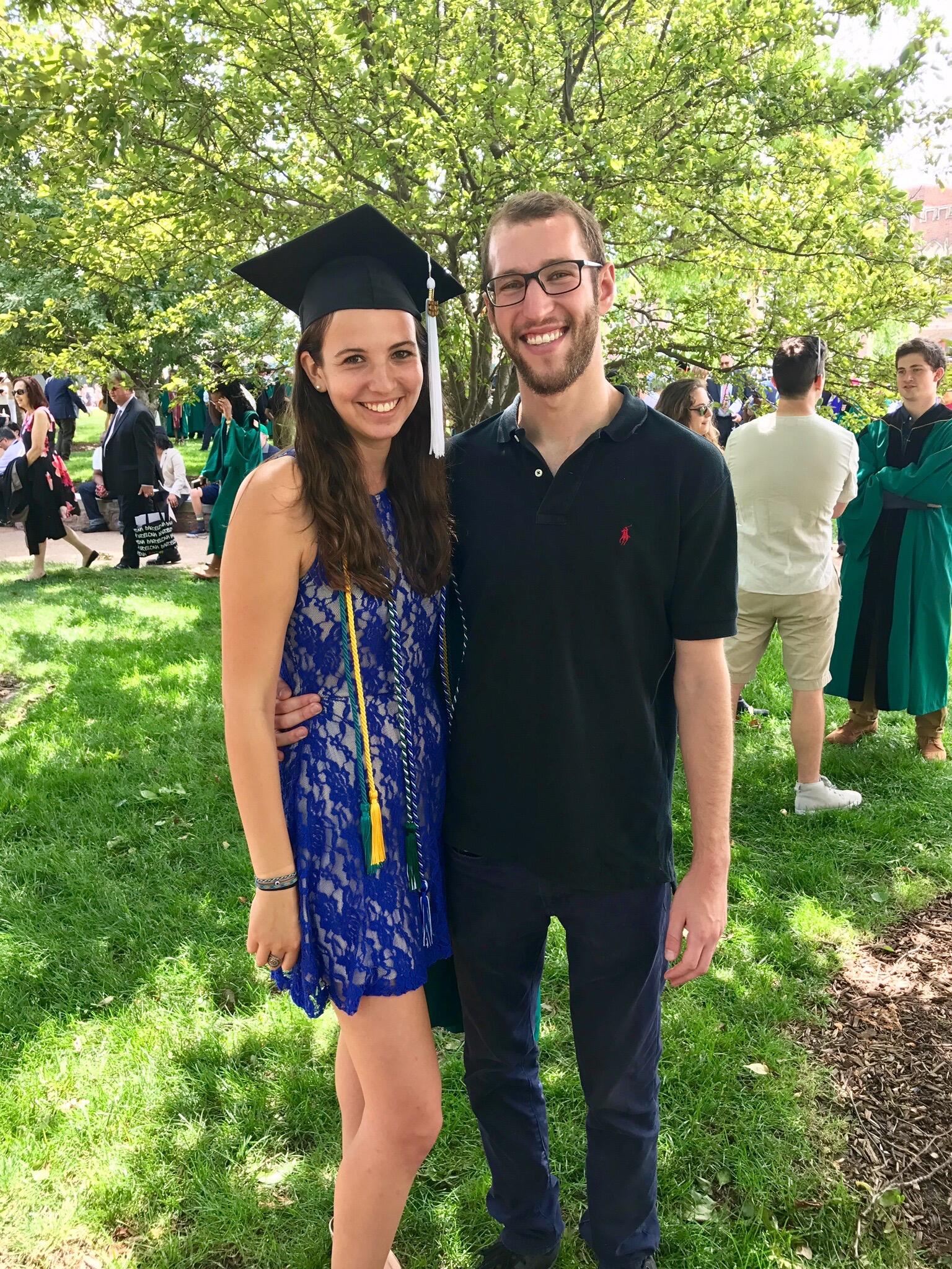 Rebecca’s college graduation from Wash U