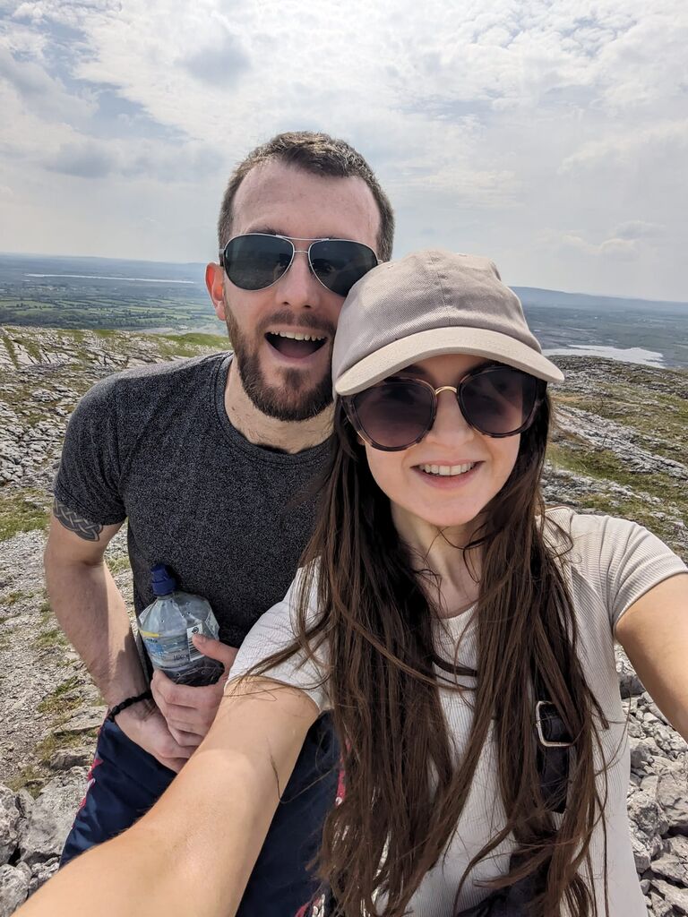 Spending the anniversary up Mullaghmore