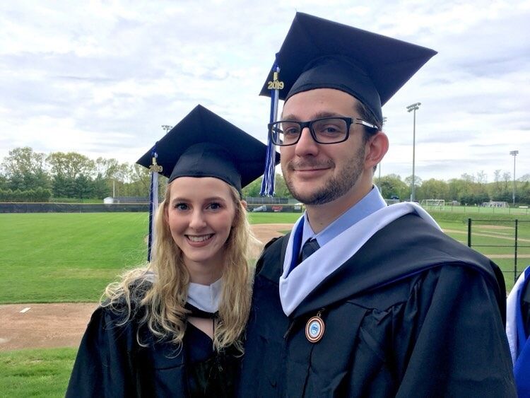 We graduated from Brandeis! Susannah majored in Math with a minor in French. Chris double majored in Math and Physics with a minor in Computer Science. Susannah began her Masters of Arts in Teaching program at Boston University that summer and soon after Chris got hired as a software consultant at Galatea Associates in Somerville.