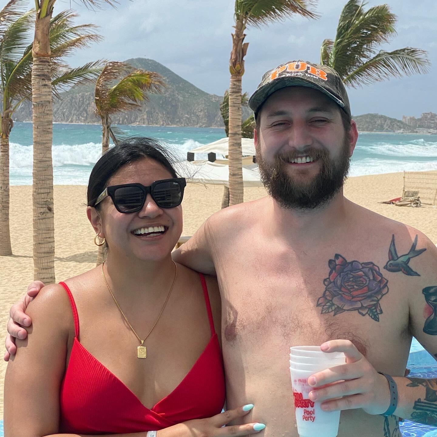 Our second time out of the country! This is the time we fell in LOVE in Cabo San Lucas! Austin has become a beach guy. Ha!
