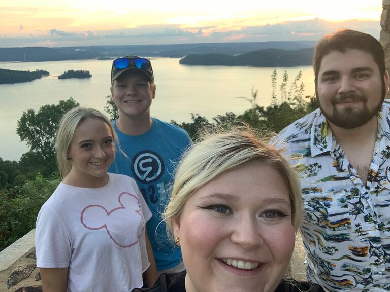 Showing Matthew the wonders of North Alabama!