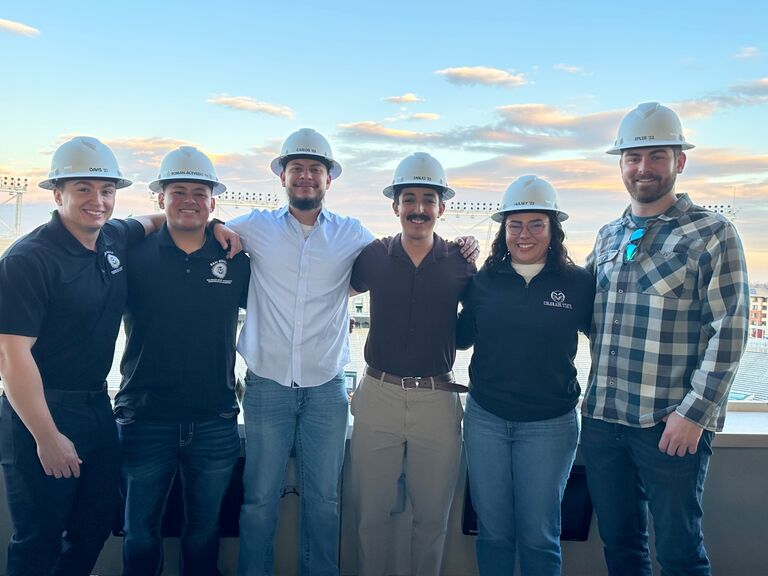 Brent graduates from CSU’s Construction Management program. 
