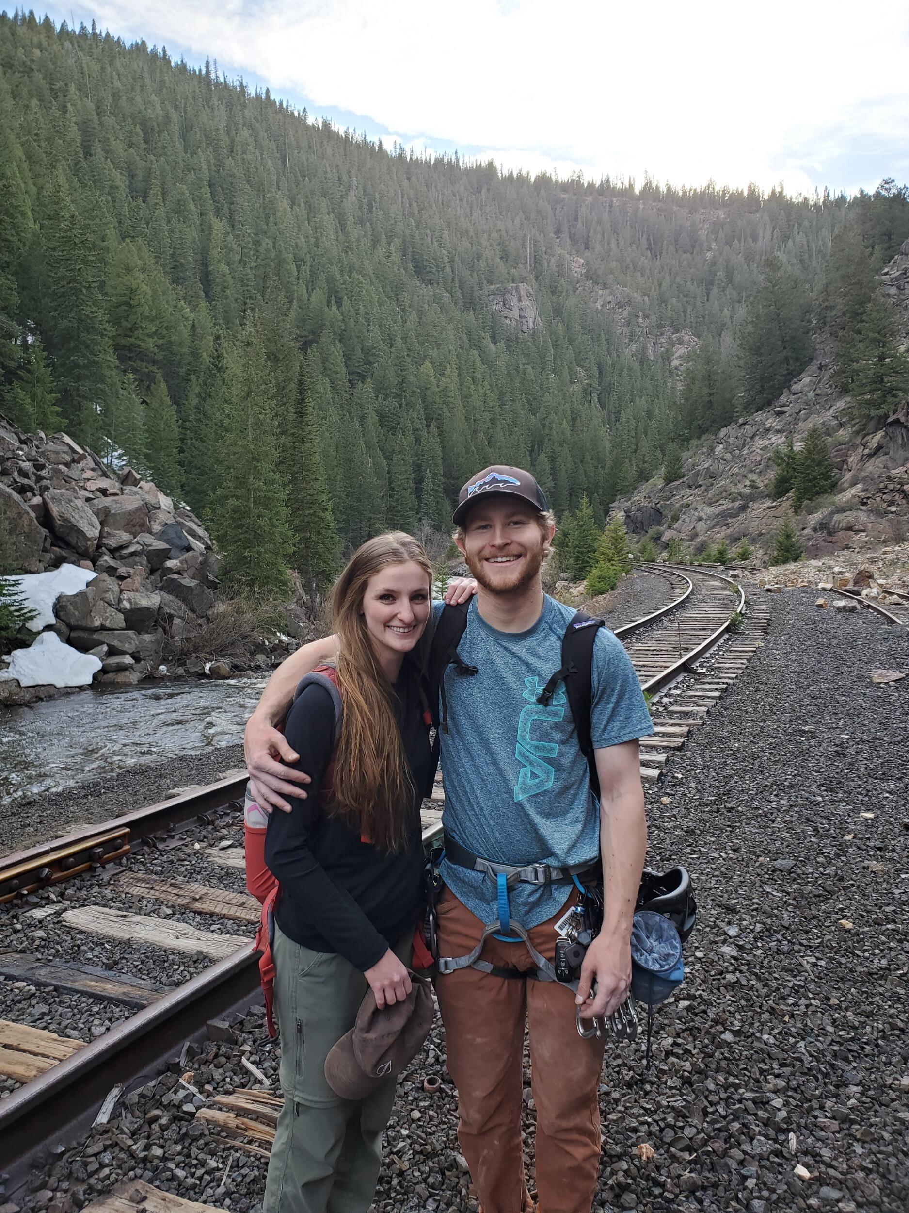 And here we are in summer starting a new fun activity, rock climbing. We truly realized how much we depend and trust one another when we started outdoor climbing. 
