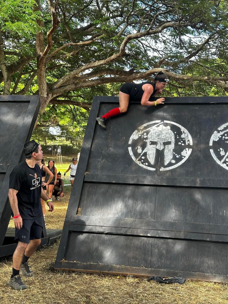 Completed in the first (and hopefully last) Spartan Race together.