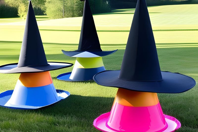 Hocus Pocus party idea - witch hat ring toss