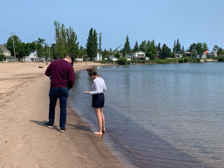 First vacation engaged - exploring the Copper County as a couple