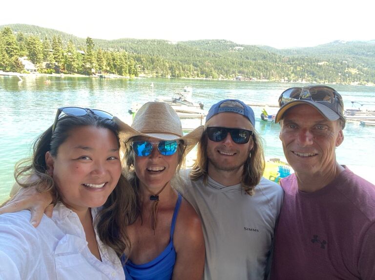 More lake days with Lily's parents!