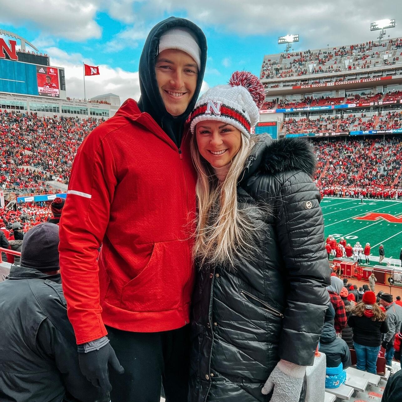 Spending their Saturday's at Memorial Stadium. GBR!