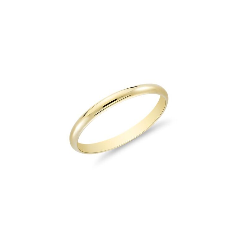 Gold promise ring from Blue Nile