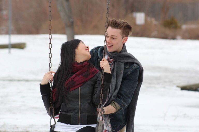Our friend asked to photograph us for their portfolio. It was just a simple photoshoot in Windsor but it made us so happy that they thought we were cute. 