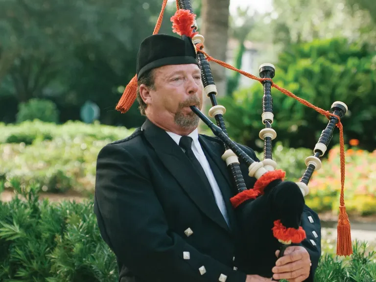 Traditional Scottish Bagpipe Player Recessional Music