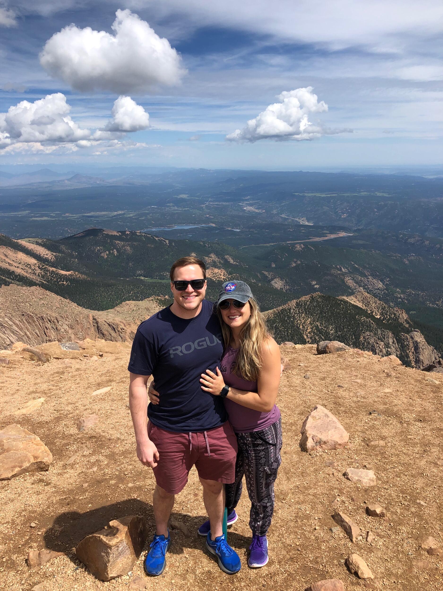 Marisa came back to see Nick in the Springs for The 4th of July. This time they went to the top of Pike's Peak!