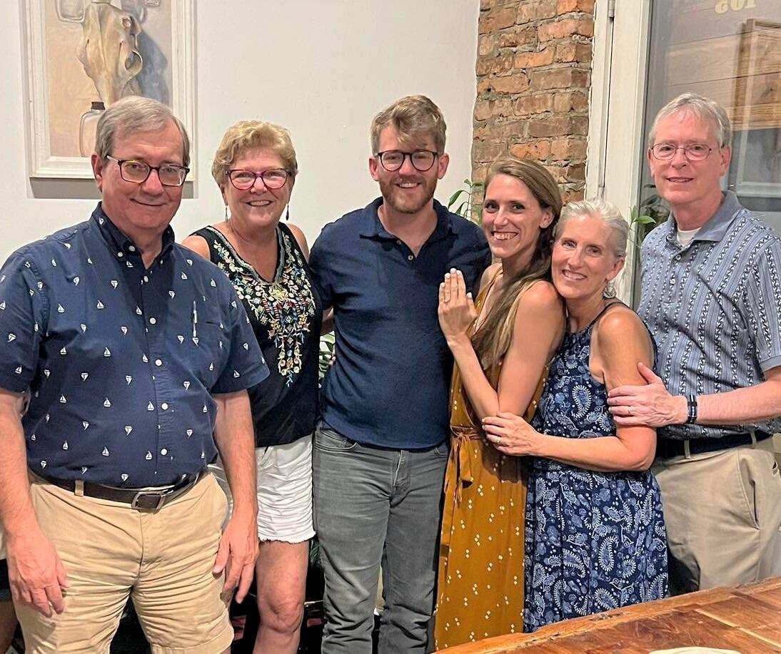 Celebrating bringing two families together. Now, its time for a wedding!