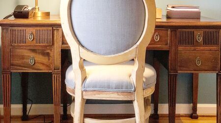 King louis chair cloth back rentals Charlottesville VA