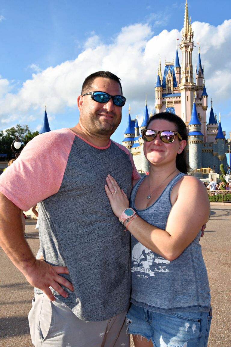Disney World Magic Kingdom
After he proposed