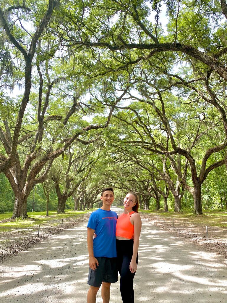 Visting Wormsloe in Savannah, Georgia