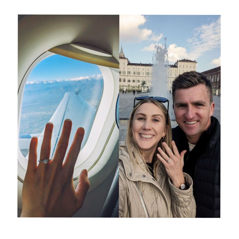 Our engagement in Barolo, Italy.