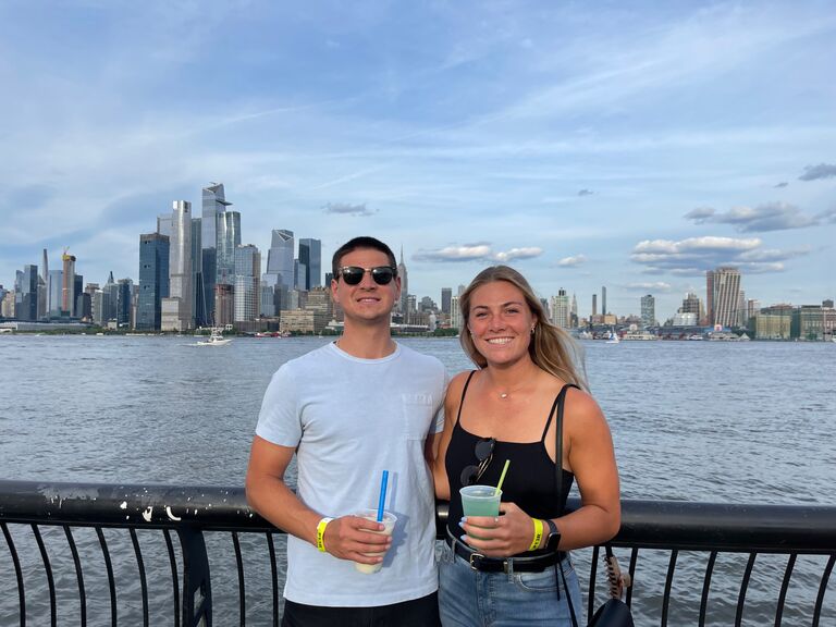 night out on the pier in Hoboken!