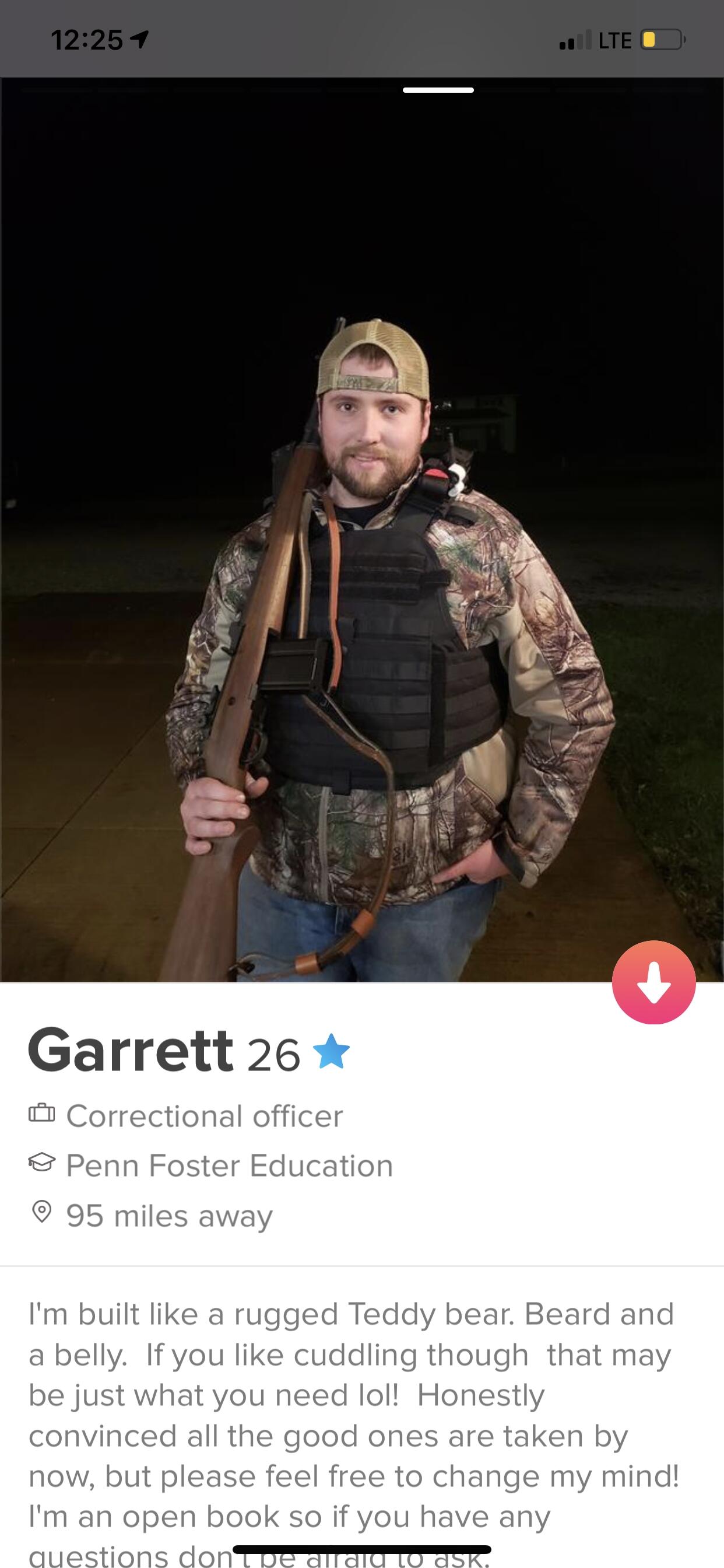 Saw this handsome fella on Tinder and decided to swipe right!