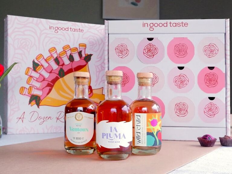 Rosé wine tasting kit