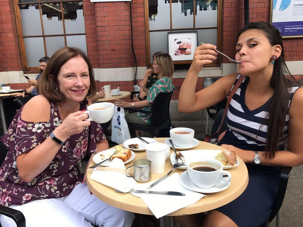 Tea break with Jackie! (Alex's Mum <3)