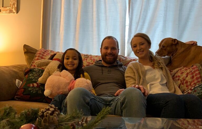 We moved in together in 2020. We got to spend holidays together as a family. Life slowed down A TON due to covid and we got to spend a lot of quality time together.