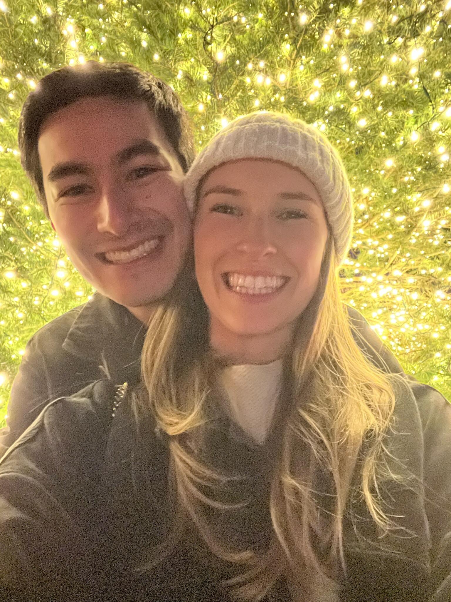 My favorite time of year!! Such a sweet blessing getting to spend the Christmas season together!! Something I have hoped and prayed for for many years! Cannot wait for so many more! -Ryann 