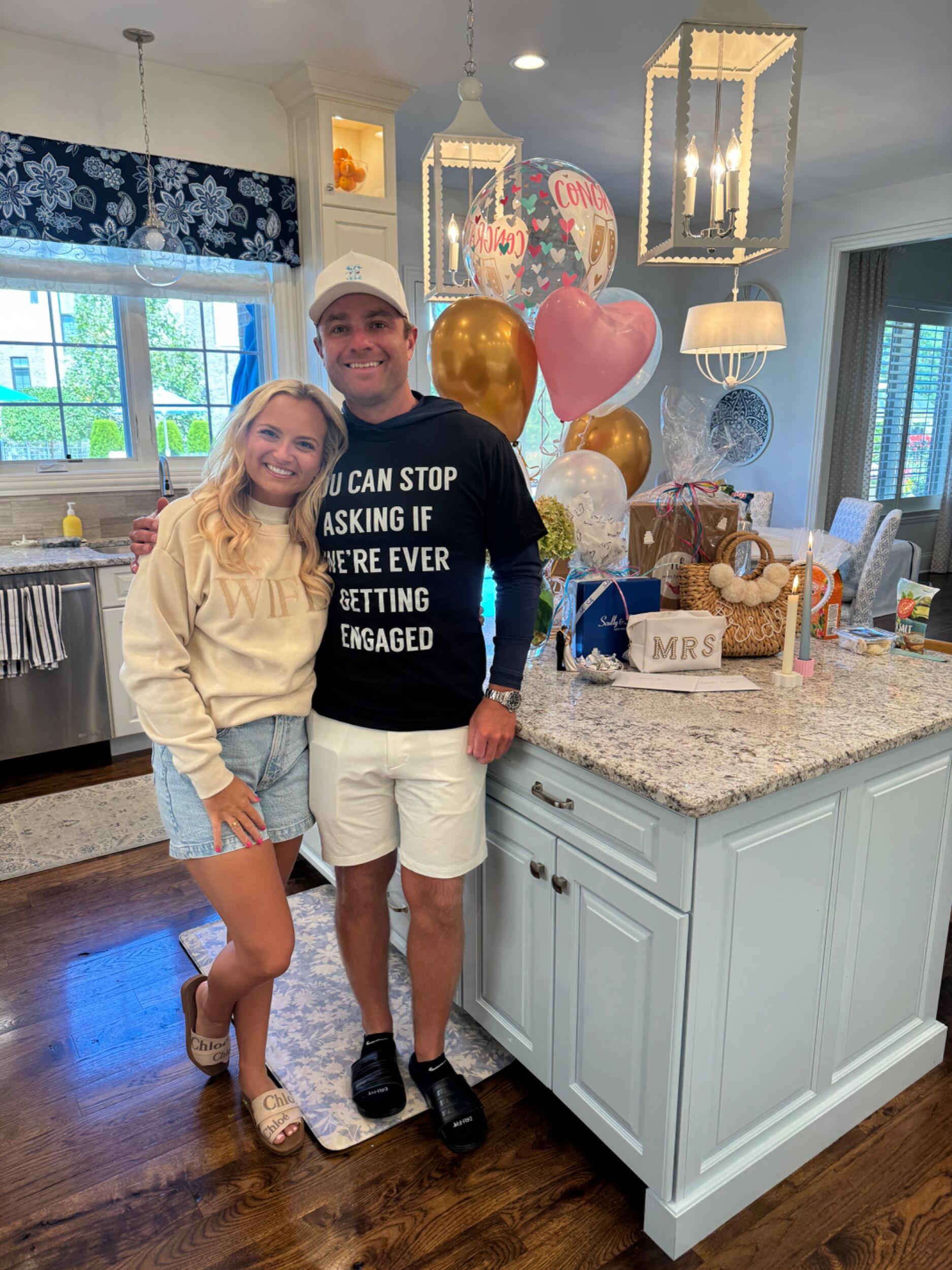 We were eager to get home and celebrate with our families. Let the wedding planning begin! 