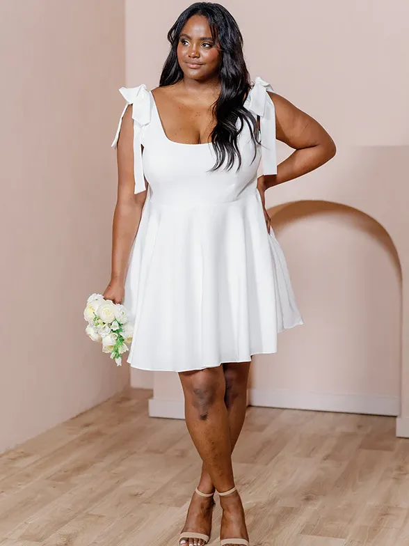 Plus size shops court wedding dresses