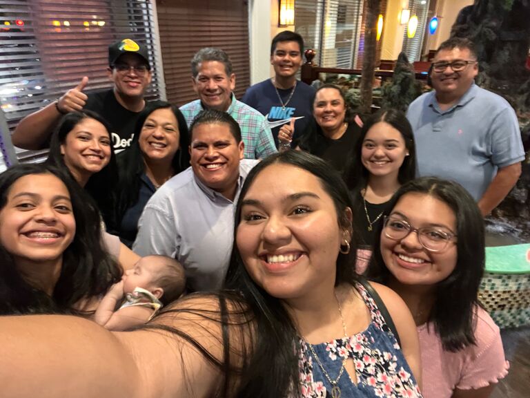 Our families meeting for the first time(: