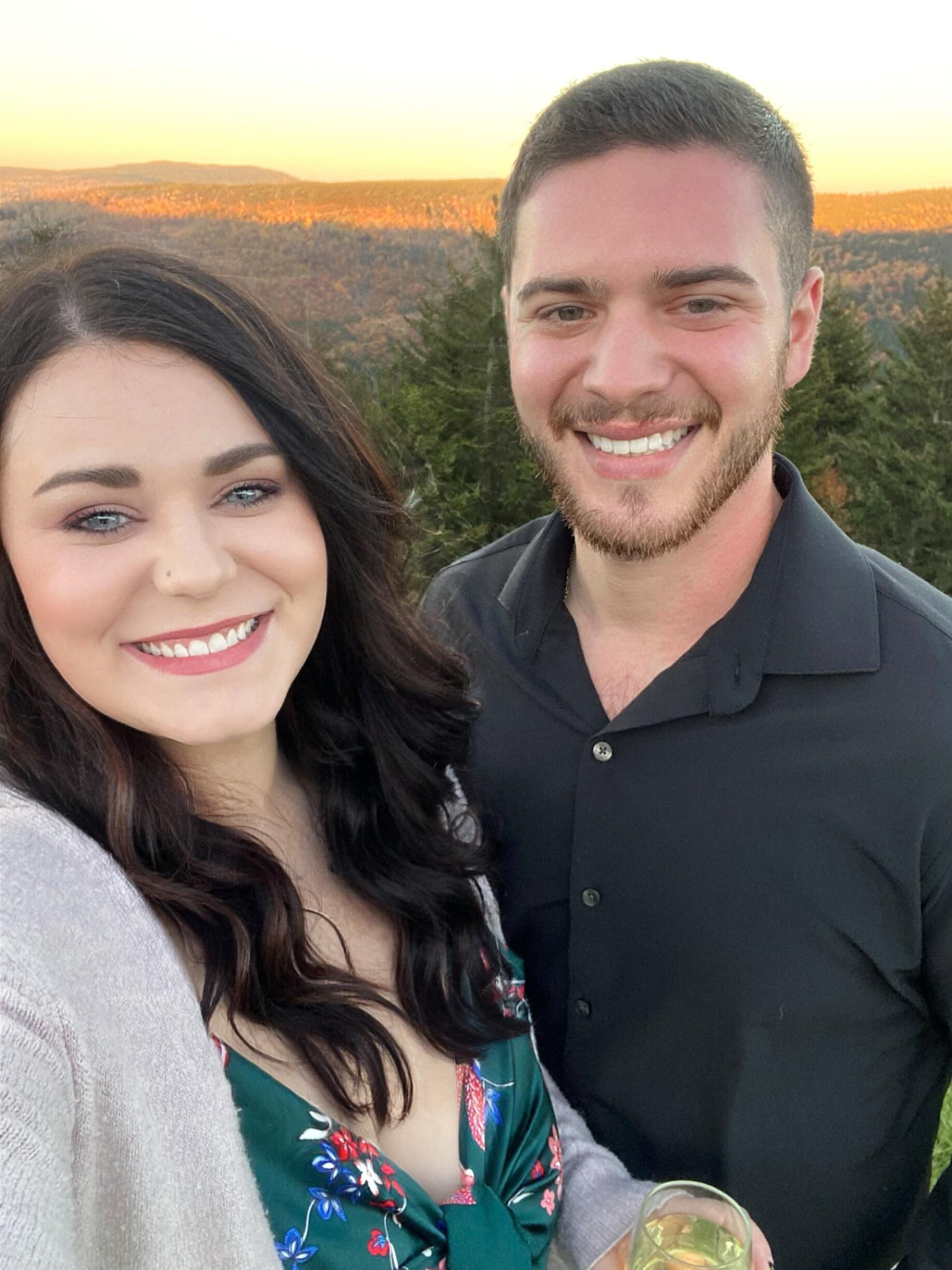 Our first wedding together in the mountains of West Virginia. 