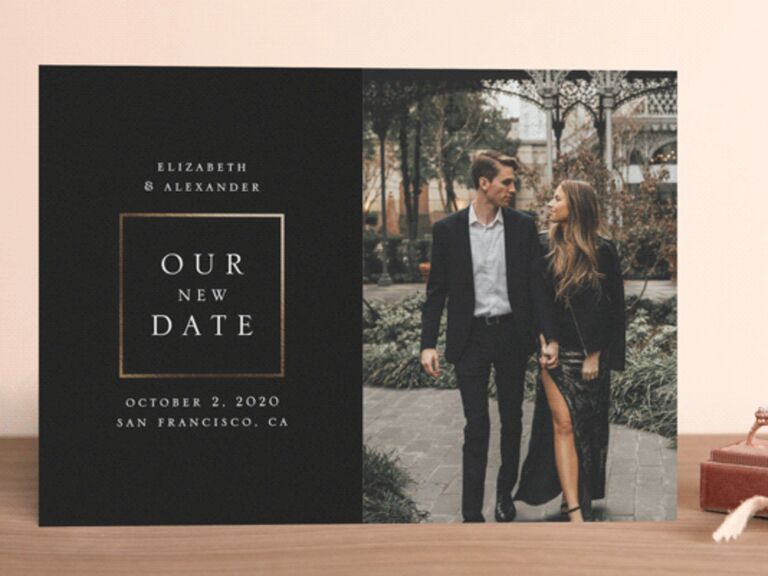 Wedding Postponement Cards Minted