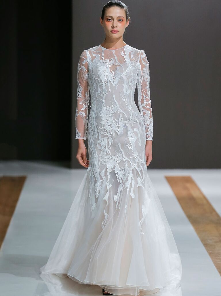 Mark Zunino Fall 2018 Collection: Bridal Fashion Week Photos