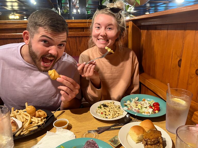 The famous lobster rolls in Maine!