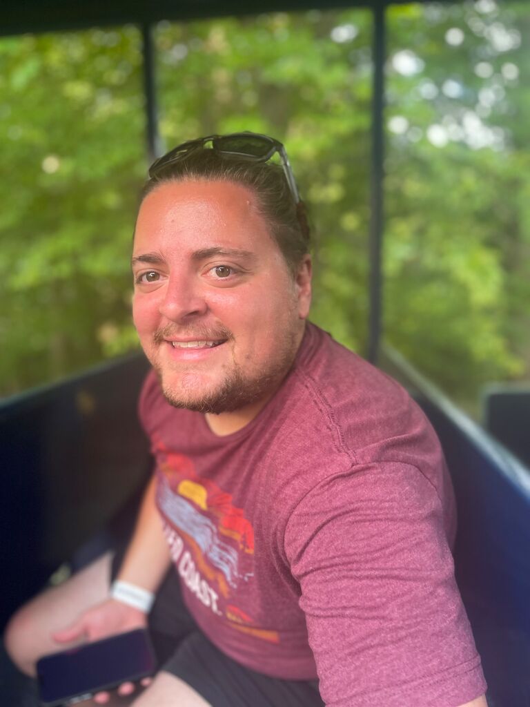 Look at this handsome man at King’s Island Train ride.