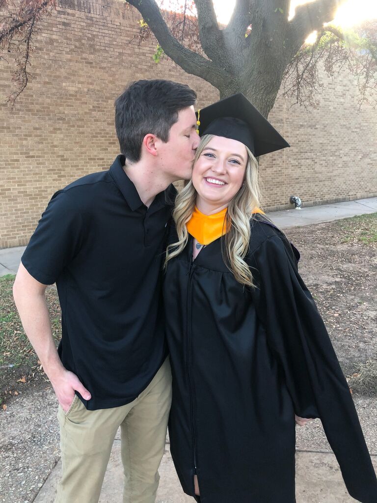 After 2 years of long distance relationship, Lily finished graduate school. Those 2 years helped them grow in their relationship as they navigated not being able to see one another consistently. Alex would later go on to pursue a masters degree after being inspired by Lily.
