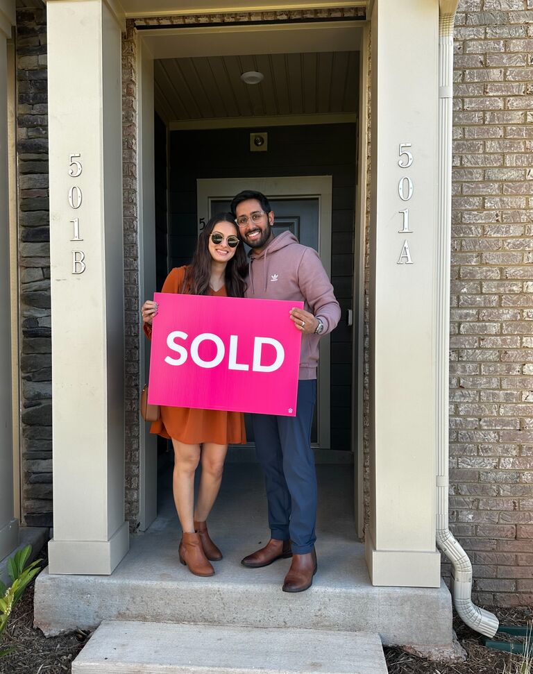 Akash & Reema purchase their first home in Northern Virginia