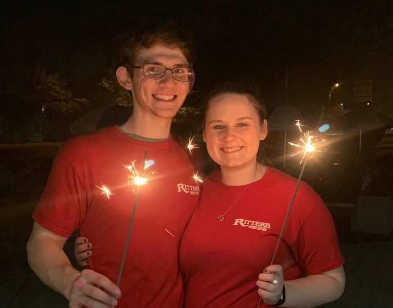 Started working together at Ritter's Frozen Custard 🍦