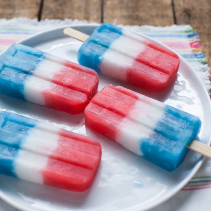 4th of July Party Food Ideas - homemade popsicles