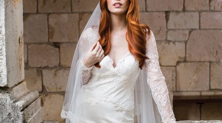 Bonita long-sleeved bridal bodysuit with tulle skirt wedding dress  separates • Offbeat Wed (was Offbeat Bride)