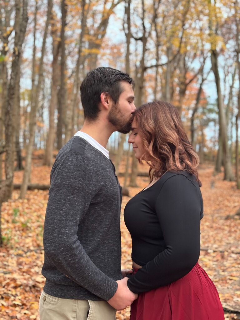 On this day, Matthew surprised Morgan with an early birthday gift the day they moved into their house. She said yes! (Both tricked into, and genuinely).