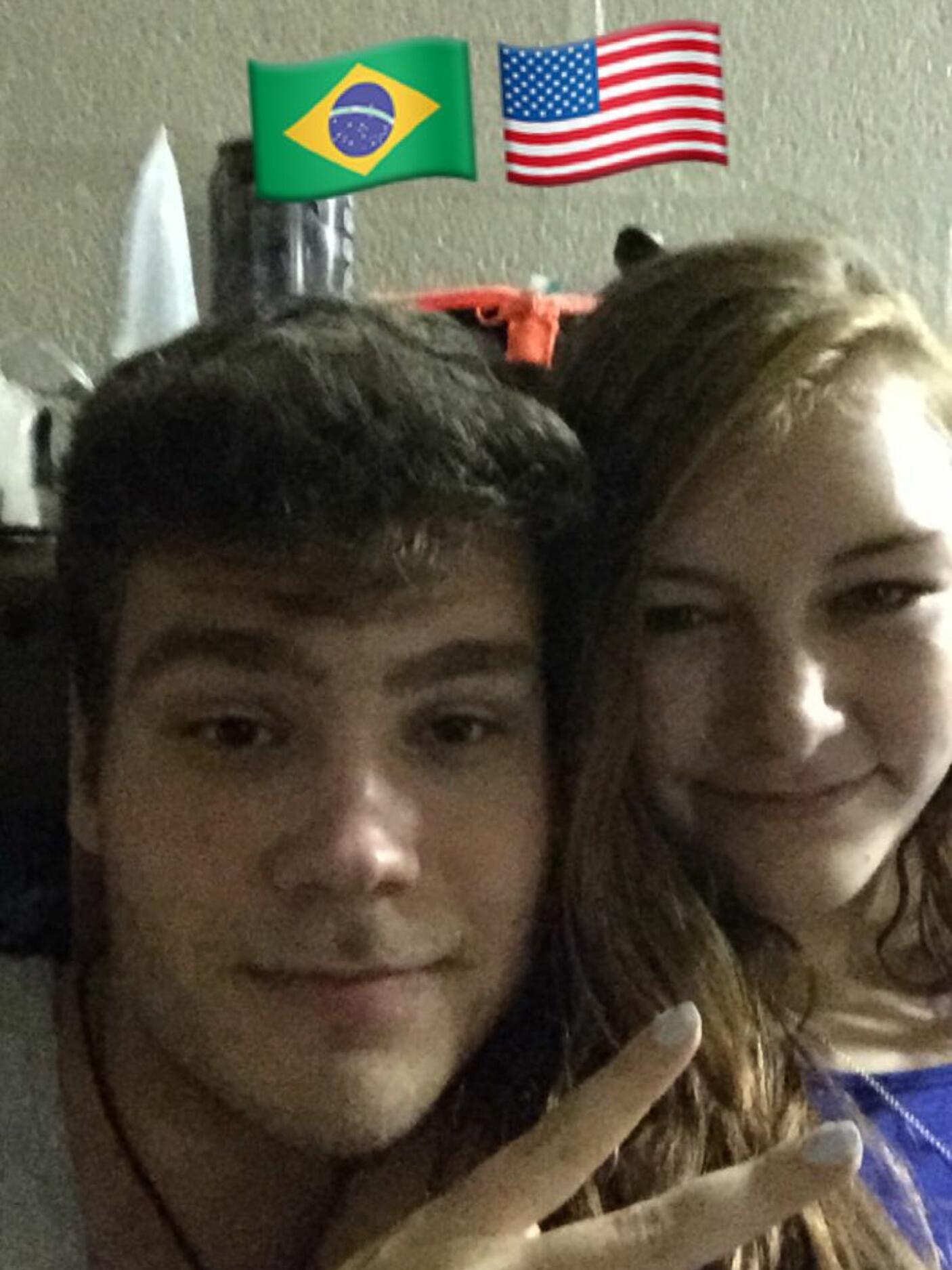 Our first photo together