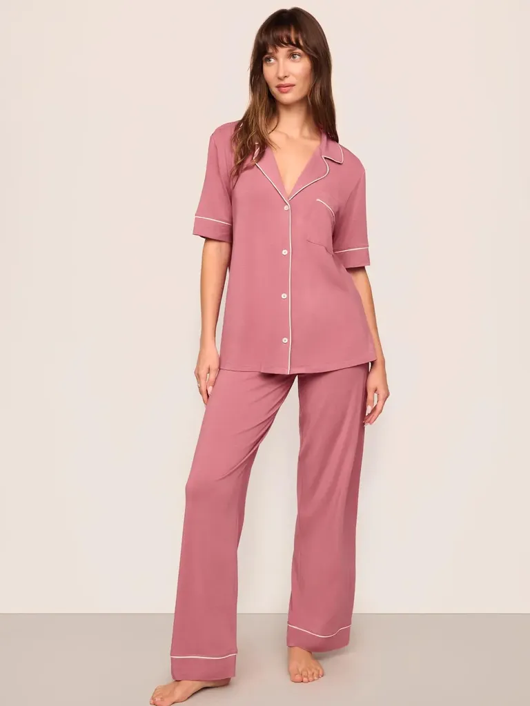 Pink mother of the bride gift pajamas from Eberjey 