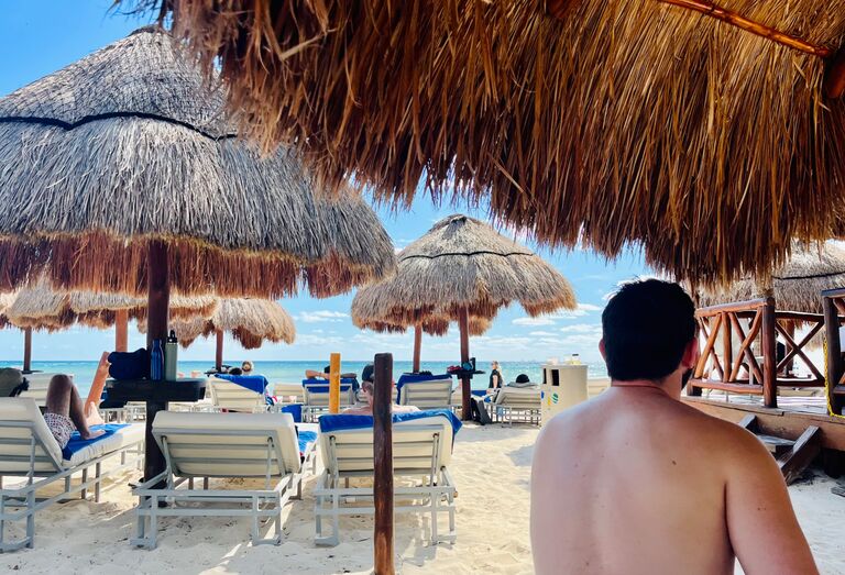 Trip to Mexico with friends. 
