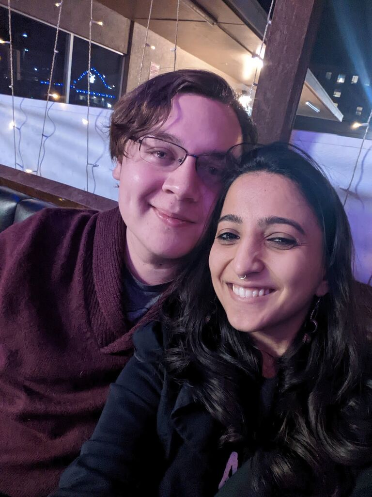 Nivedita dragged Kevin straight from the airport to her fav restaurant (not his)